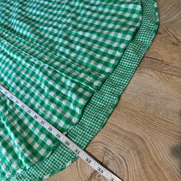 Ralph Lauren Men's Classic Fit Double Faced Gingham Button Down Shirt XL - Picture 8 of 8